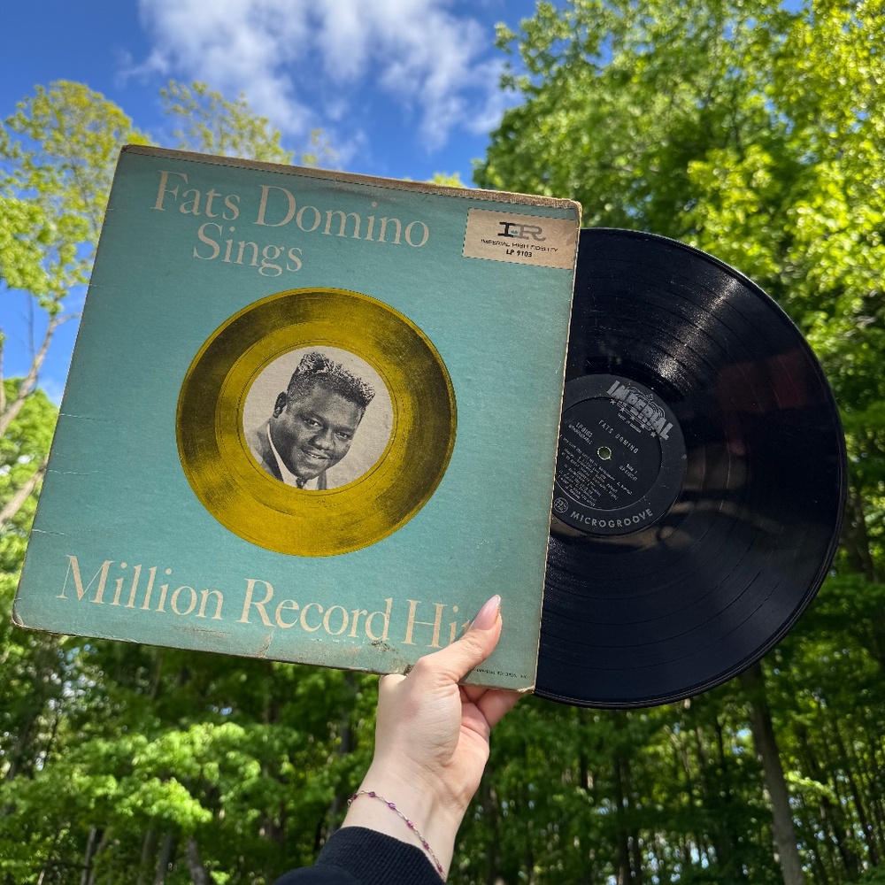 Vintage Fats Domino Sing Million Record Hits Vinyl